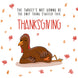 Sexy Turkey Happy Thanksgiving Card