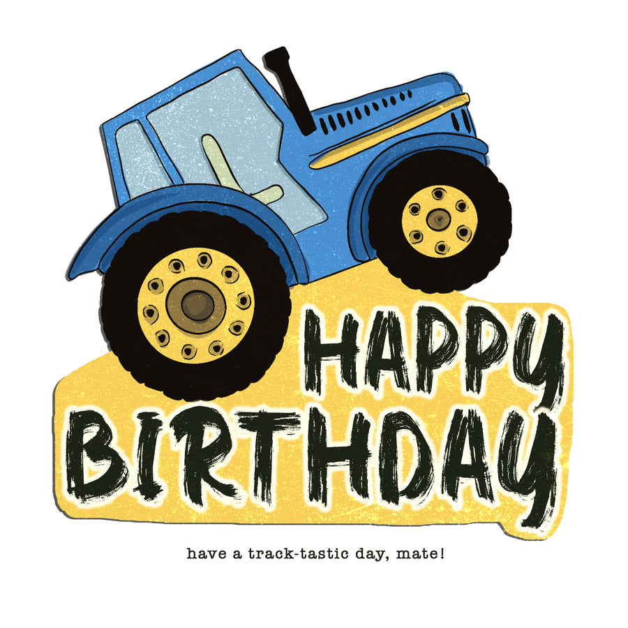 Tractor Birthday Cards Boomf