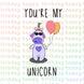 Happy Birthday You Are My Unicorn Card