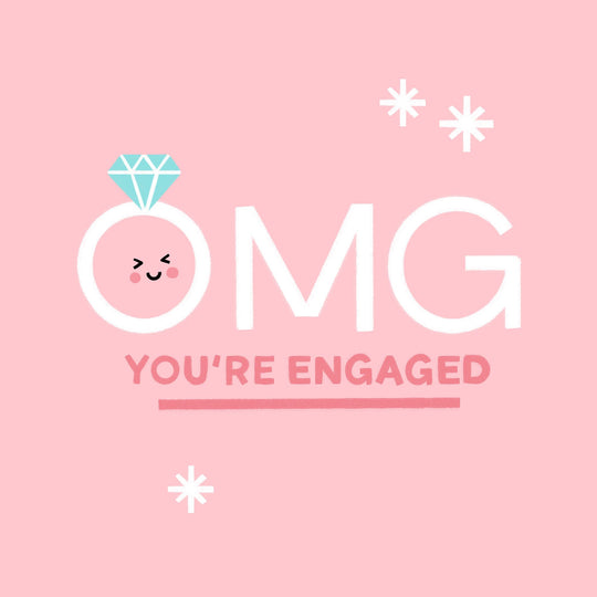 OMG You're Engaged Card