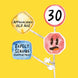 Warning Road Sign 30th Birthday Card