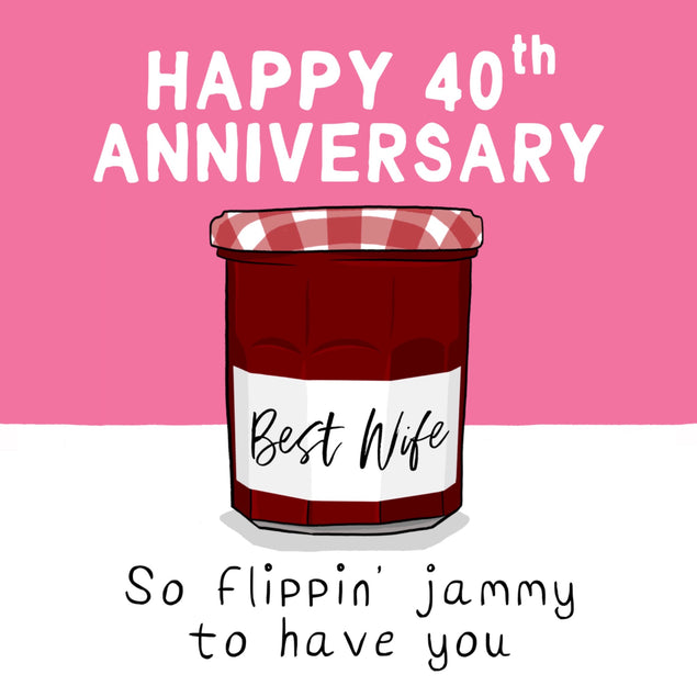 Ruby Anniversary Card - 1