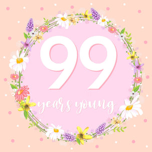 99 Years Young Card