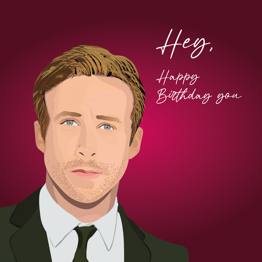 Ryan Gosling Birthday Cards Boomf 3530
