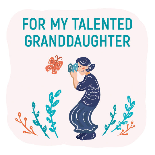 Talented Granddaughter Photography Card