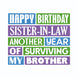 Another Year Of Surviving My Brother Sister-in-law Birthday Card