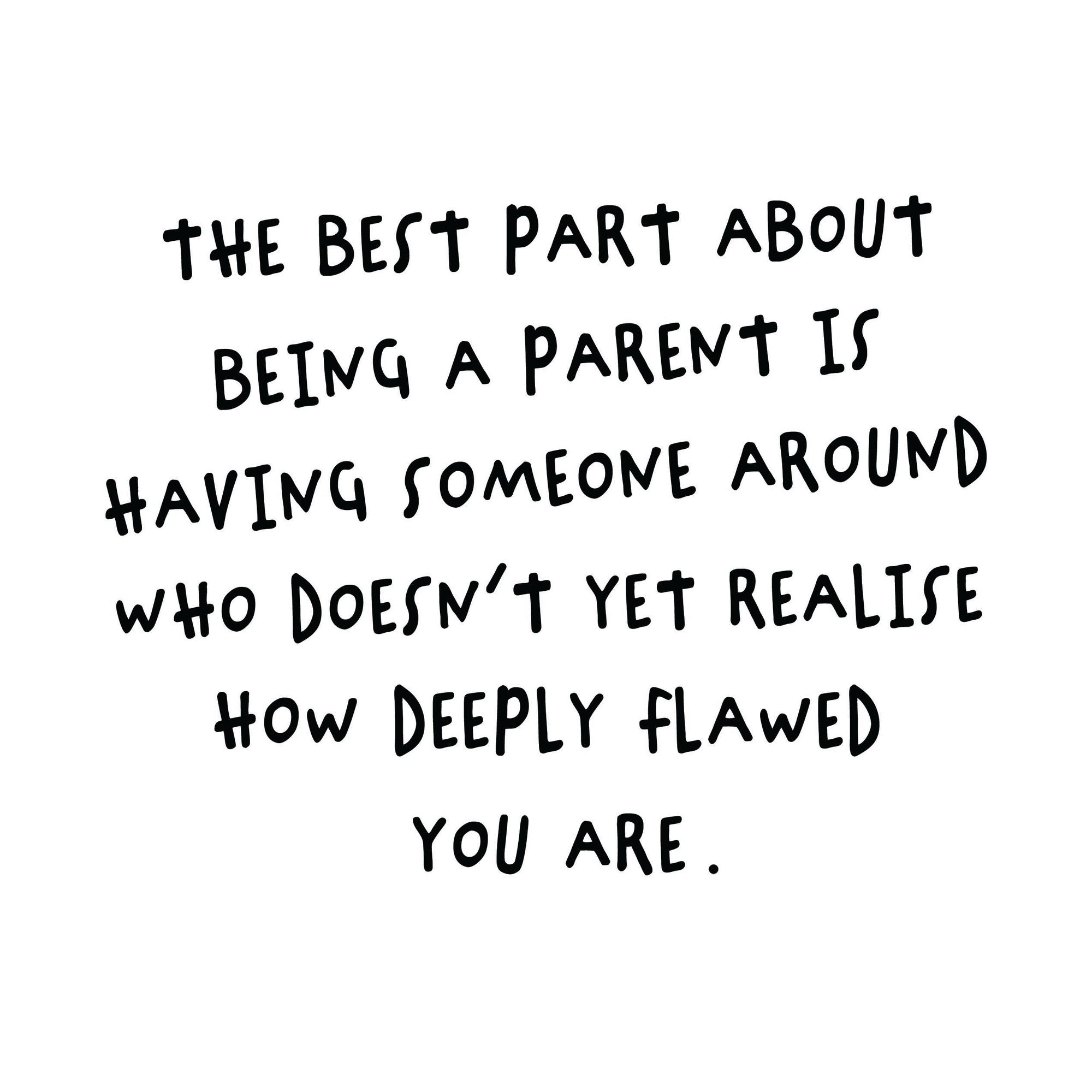 Deeply Flawed Parent Card – Boomf