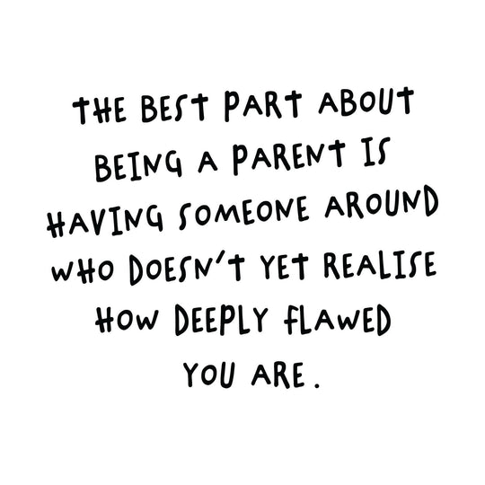 Deeply Flawed Parent Card