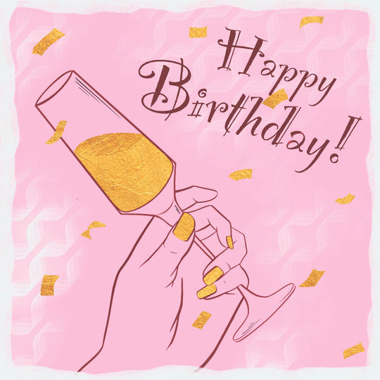 Birthday Wine Card