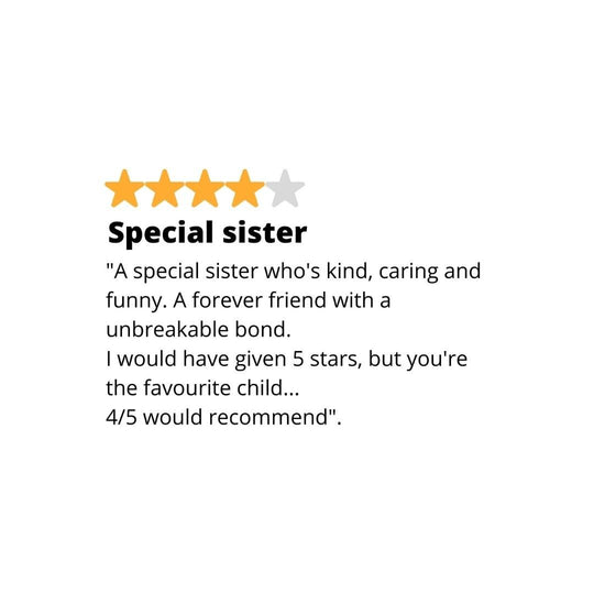 Five Star Sister Card