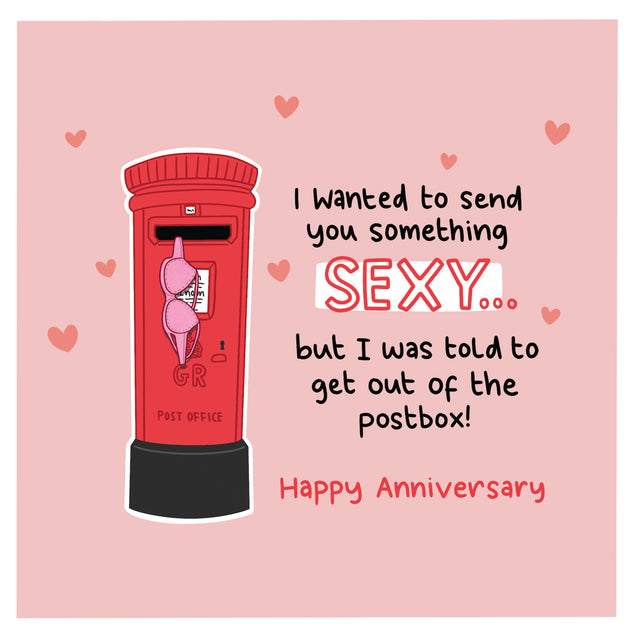 Happy Anniversary Husband I Wanted To Send You Something Sexy Card Occasion_Anniversary Occasion_Wedding Anniversary Style_Funny
