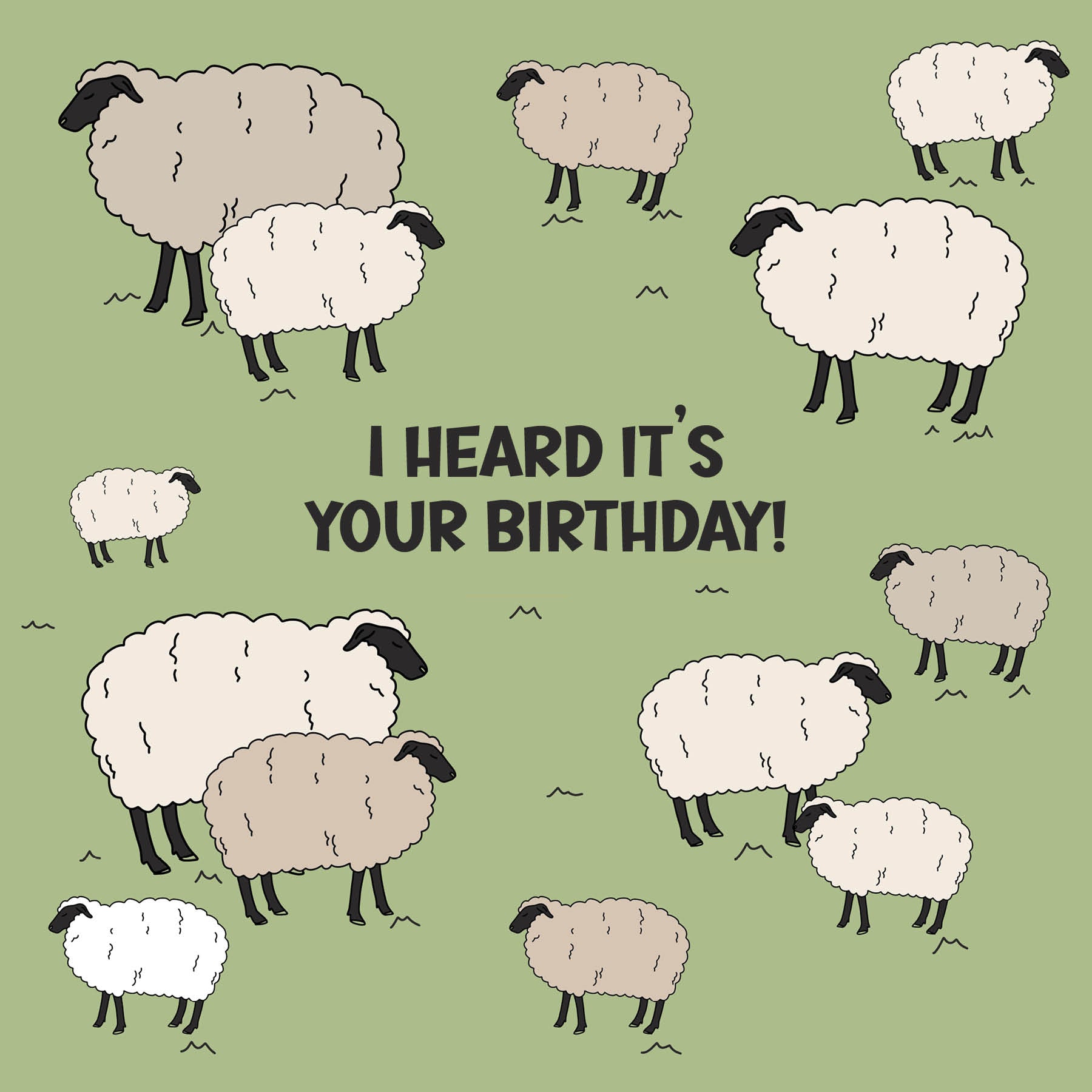 Sheep Birthday Cards | Boomf