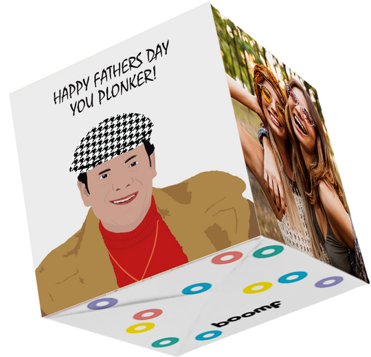 You Plonker! Bomb 3D Cube Card