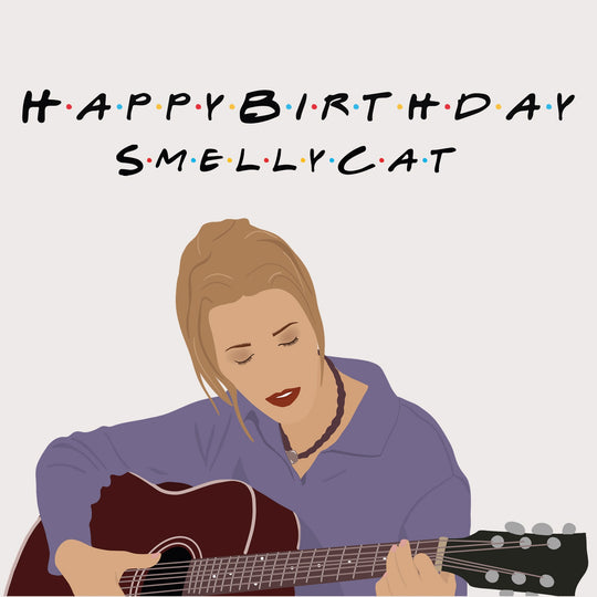 Smelly Cat Birthday Card