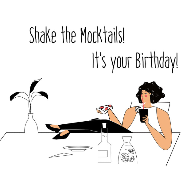 Shake The Mocktails Happy Birthday
