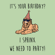 I Sphinx We Need To Party Birthday - 1
