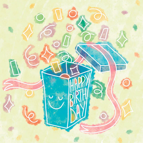 Surprise Happy Birthday Card