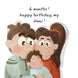 Cute Family Happy Birthday Card