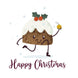 Happy Christmas Cute Pudding Card