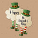 Leprechaun Hats St. Patrick's Day Card