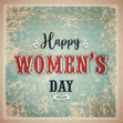 Vintage Happy Women's Day Card Season_International Women’s Day, greeting_card, Style_Vintage