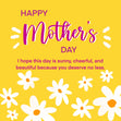 Happy Mother's Day Sunny Day Card Season_Mother’s Day, Recipient_For Mum Mom, Recipient_For Daughter