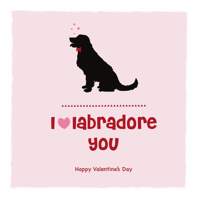 I Labradore You Cute Black Labradore Valentine's Day Card Season_Valentine’s Day Seo_Labrador Seo_Black Labrador