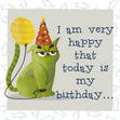 Happy Birthday Cat Very Happy