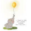 Little Elephant With Balloon Happy Birthday Seo_Elephant