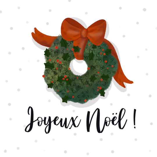 Joyeux Noel French Christmas Card