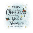 Mery Christmas Amazing Dad And Stepmum Lots Of Love Card Season_Christmas Recipient_For Dad Recipient_For Stepmum