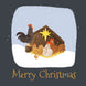 Merry Christmas Cute Hens Card
