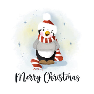 Merry Christmas Cute Penguin Card Season_Christmas Seo_For Goddaughter
