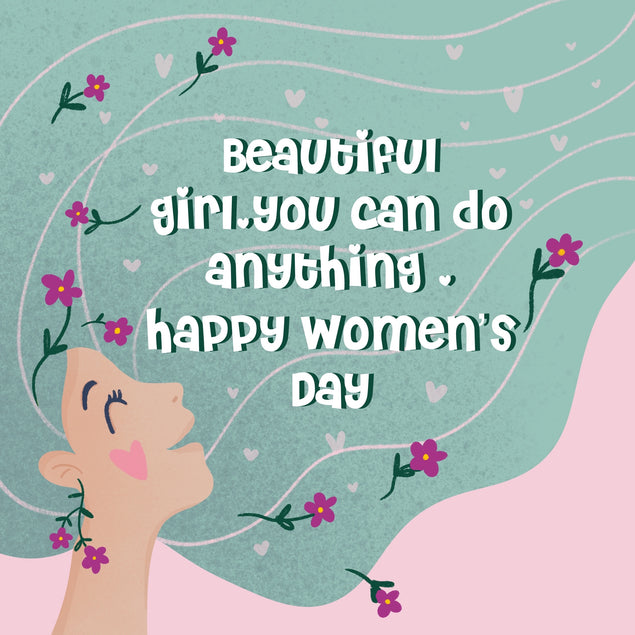 You Can Do Anything International Women's Day Card Season_International Women’s Day