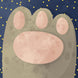Blank Happy Birthday Cute Cat Paws Card