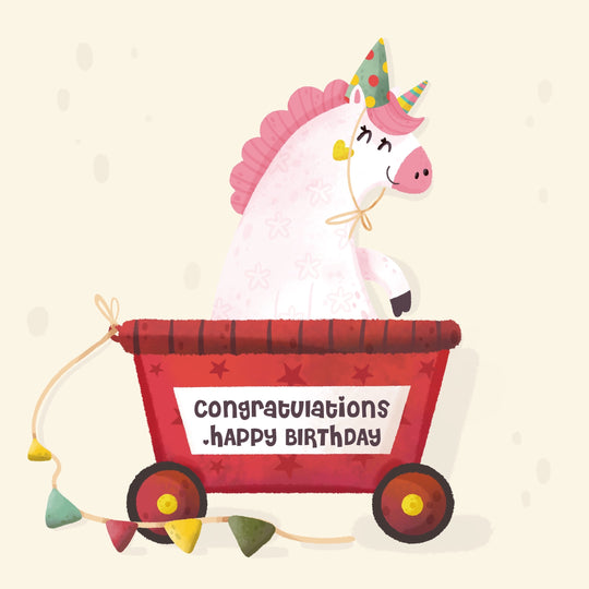 Congratulations Happy Birthday Unicorn