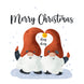 Cute Gonks Merry Christmas Card