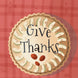 Give Thanks Apple Pie Thanksgiving Card
