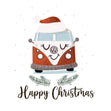 Happy Christmas Cute Campervan Card Season_Christmas Seo_Campervan