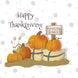 Happy Thanksgiving Pumpkin For Sale Card