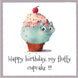Happy Birthday Cat Fluffy Cupcake
