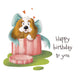 Springer Spaniel Happy Birthday Card