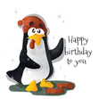 Cold Penguin Happy Birthday Card Seo_Penguin
