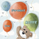 Teddy Bear With Balloons Happy Birthday Card