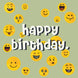 Emoji Happy Birthday Card