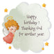 Cute Angel Happy Birthday Card