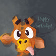 Cute Little Giraffe Happy Birthday Card Seo_Giraffe