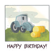 Blue Tractor Happy Birthday Farmer Card Seo_Farm Seo_For Farmer