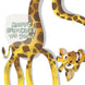 Funny Giraffe Happy Birthday Card