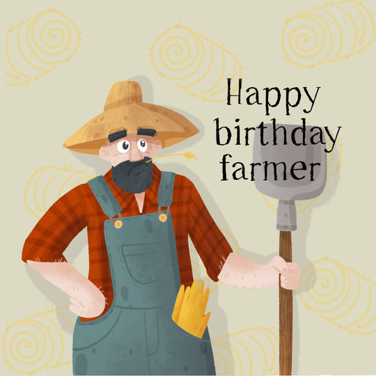 Happy Birthday Farmer Card